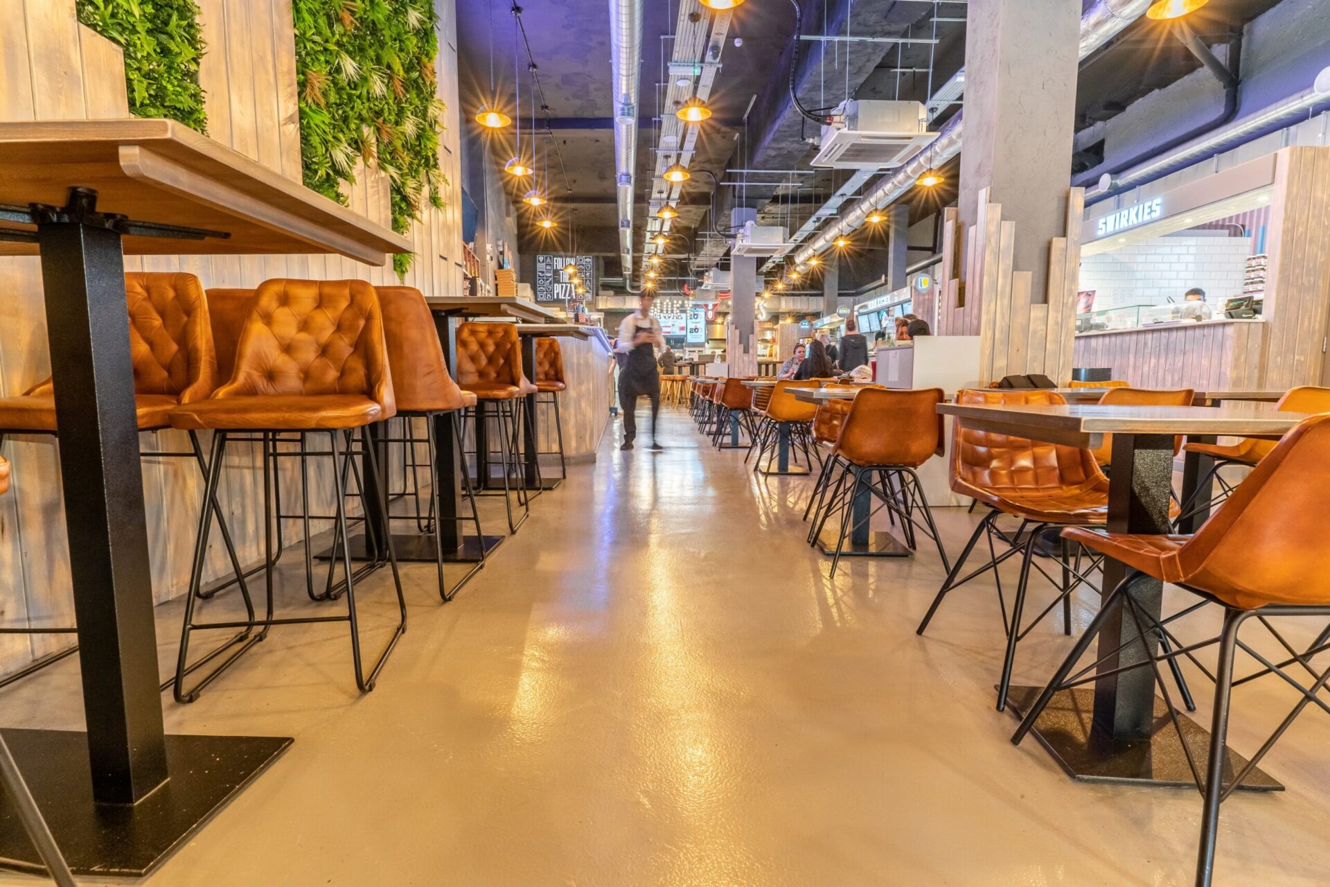 Epoxy Resin Floor Coat in Medz Corner Food Hall