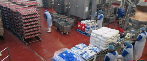 Resin Floor for Meat Processing & Abattoir Food factory Floor in Park Royal