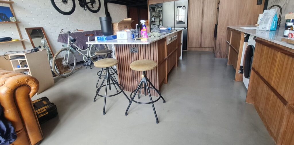 Polished Concrete Floor in a Home in Holland Park, London