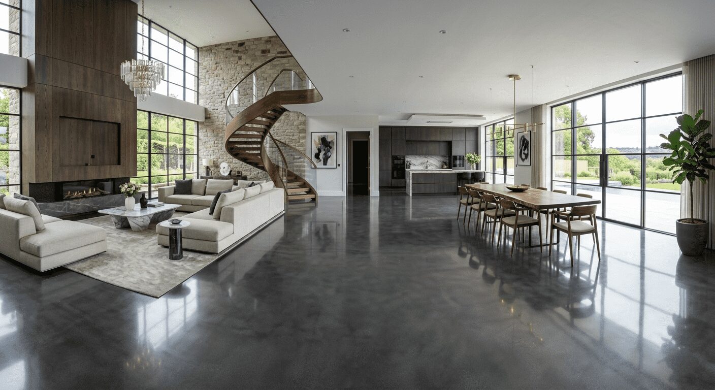 Polished Concrete Your Home Warehouses and Commercial Spaces - Professional Flooring